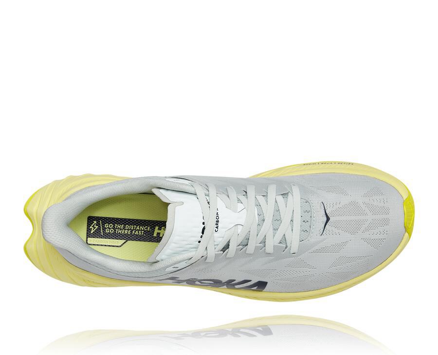 Hoka One One Carbon X 2 Löparskor Herr - Vita - MPQCY-0491